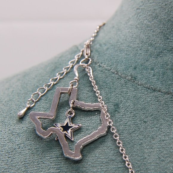 DALLAS COWBOY FANS - Necklace and Earring Combo - Picture 4 of 7